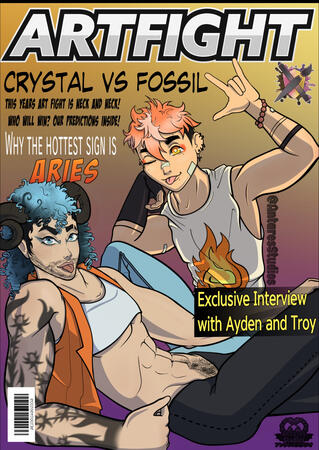 Featuring my own Aries OC and the Aries OC from PillowPaper